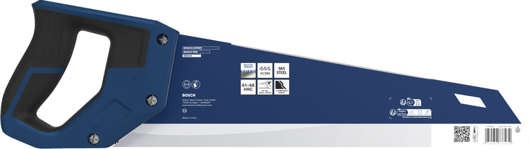 Cưa tay Bosch 400 mm với lưỡi thép SK5 11 răng/inch.